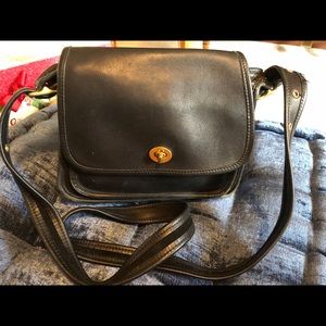 Vintage Coach 9061 Ramblers Legacy Bag black